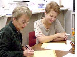 Jean Brayton (right)