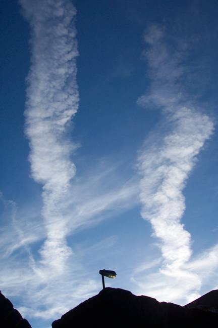 Chemtrails over London